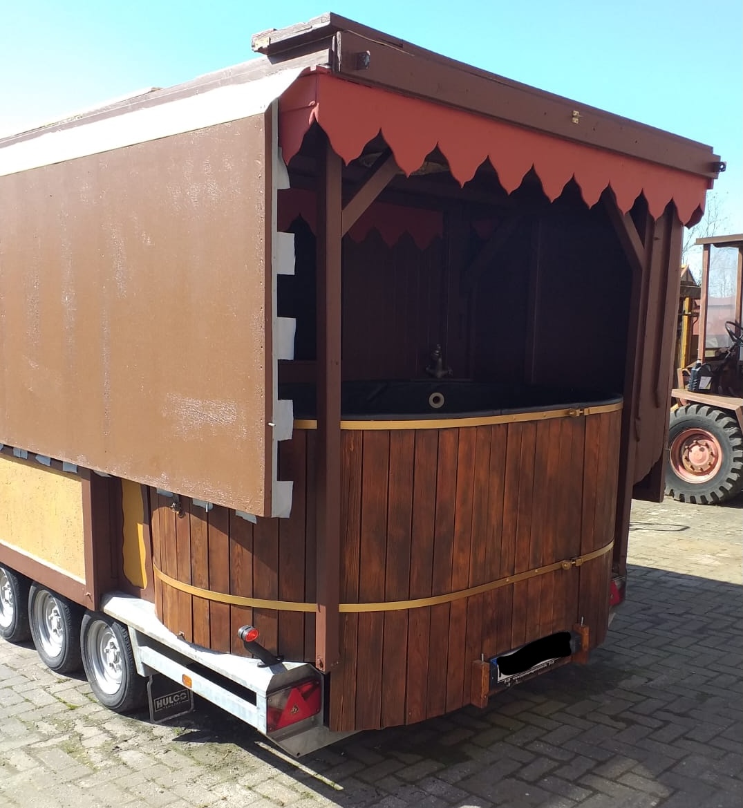 Unser Standwagen in der Innenstadt